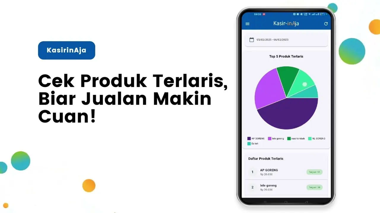 Cuplikan video cara kerja aplikasi KasirinAja